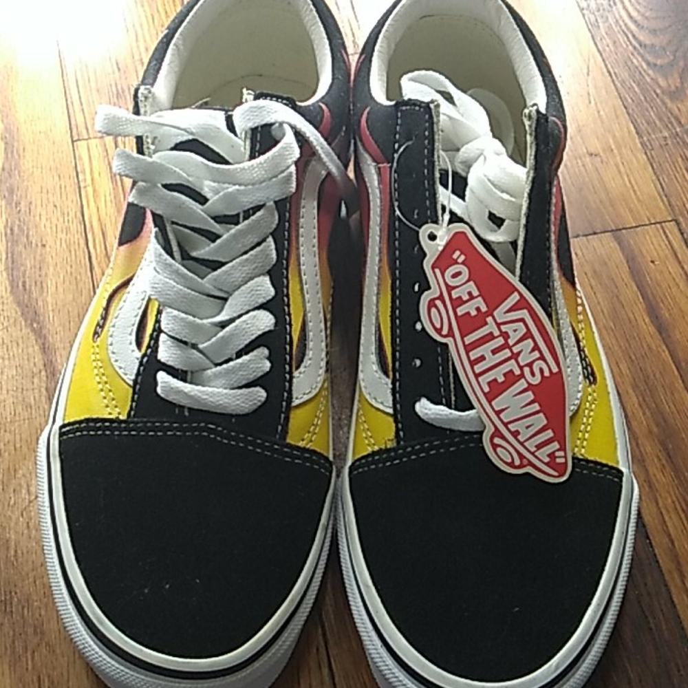 Vans fire design (unisex)